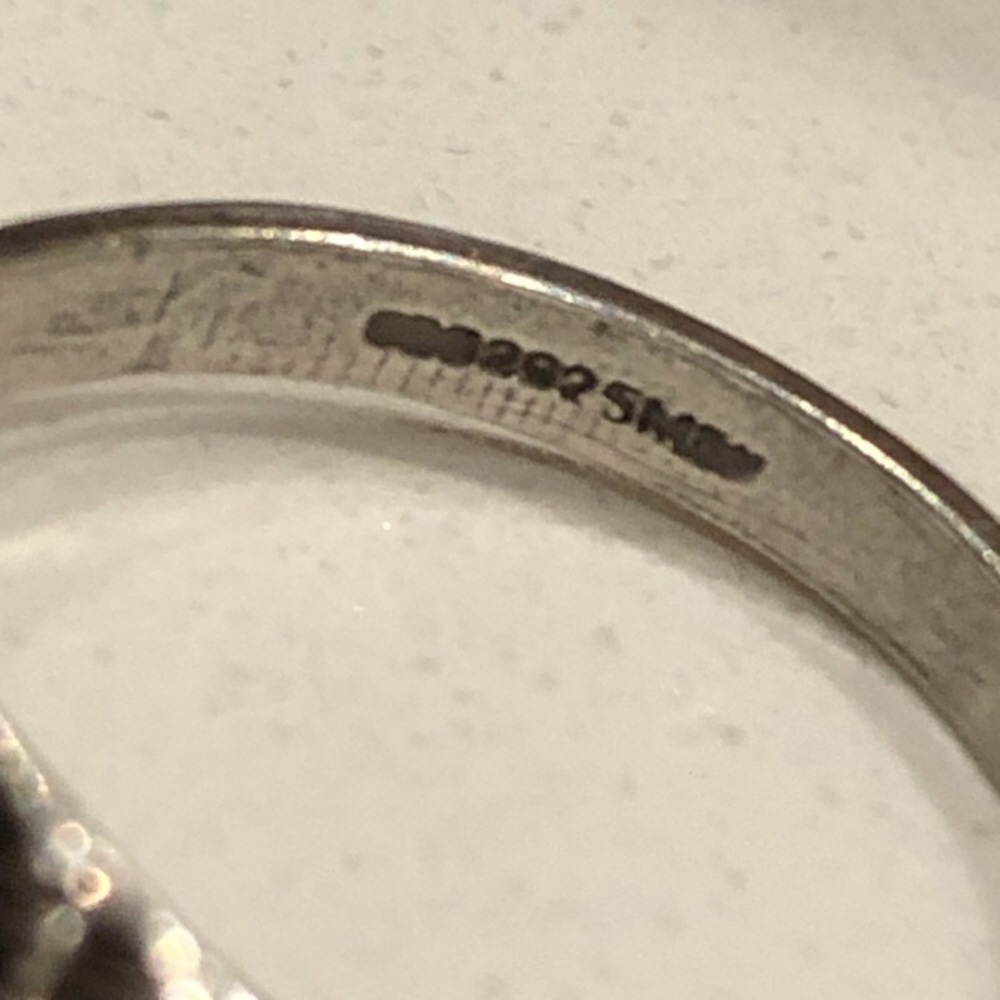 Sterling 925 Owl Eyes Ring - Picture 5 of 7